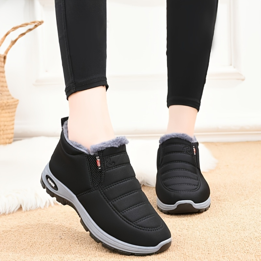 Victoria | Warm & Cosy Winter Slip-On Boots