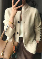 Arletta - Timeless Button-Front Cardigan Jacket