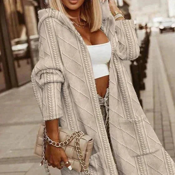 Johani | Extended Length Hooded Cardigan