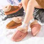 Lily - Suede Faux Wool Boots